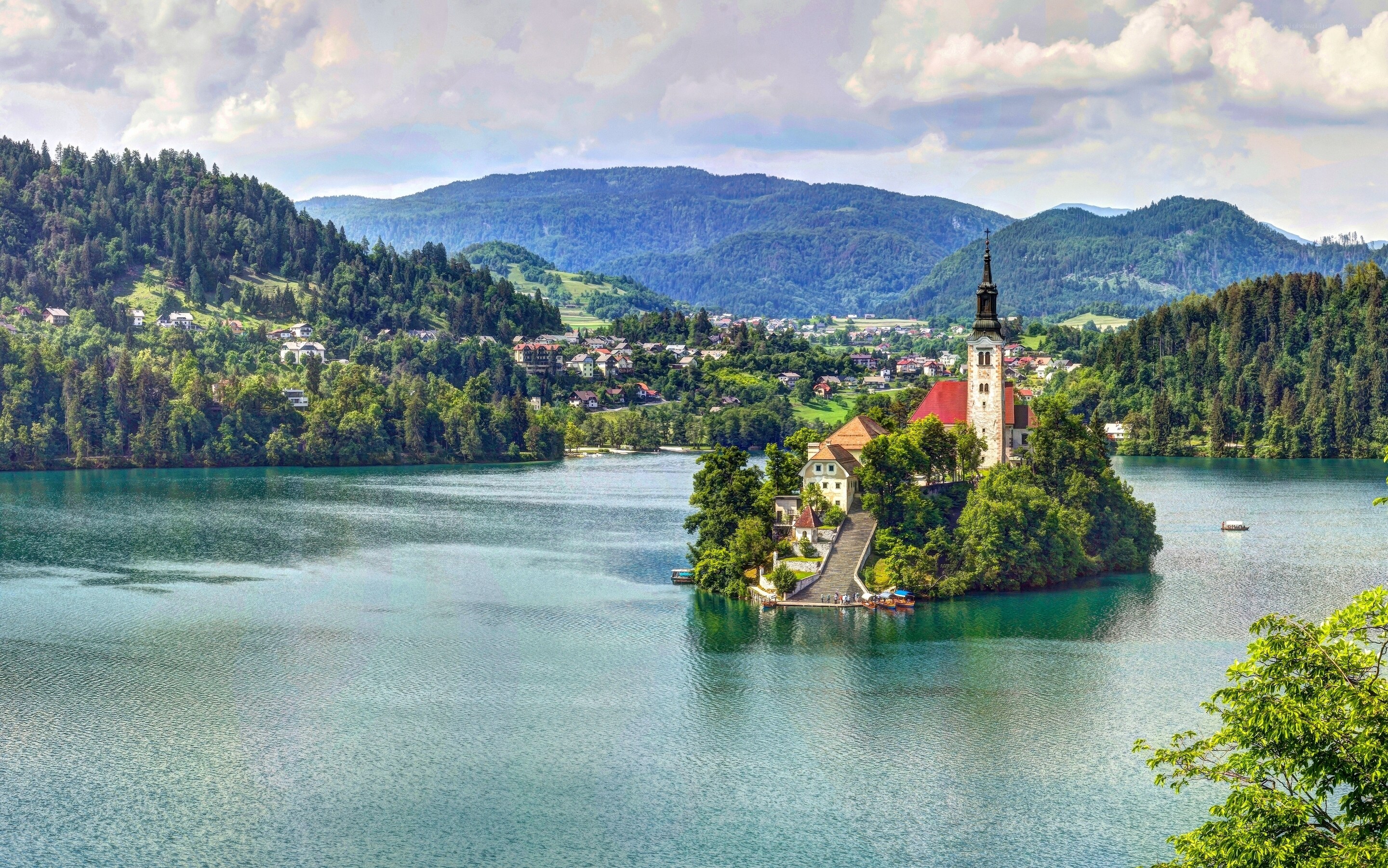 Lake Bled with Church Island