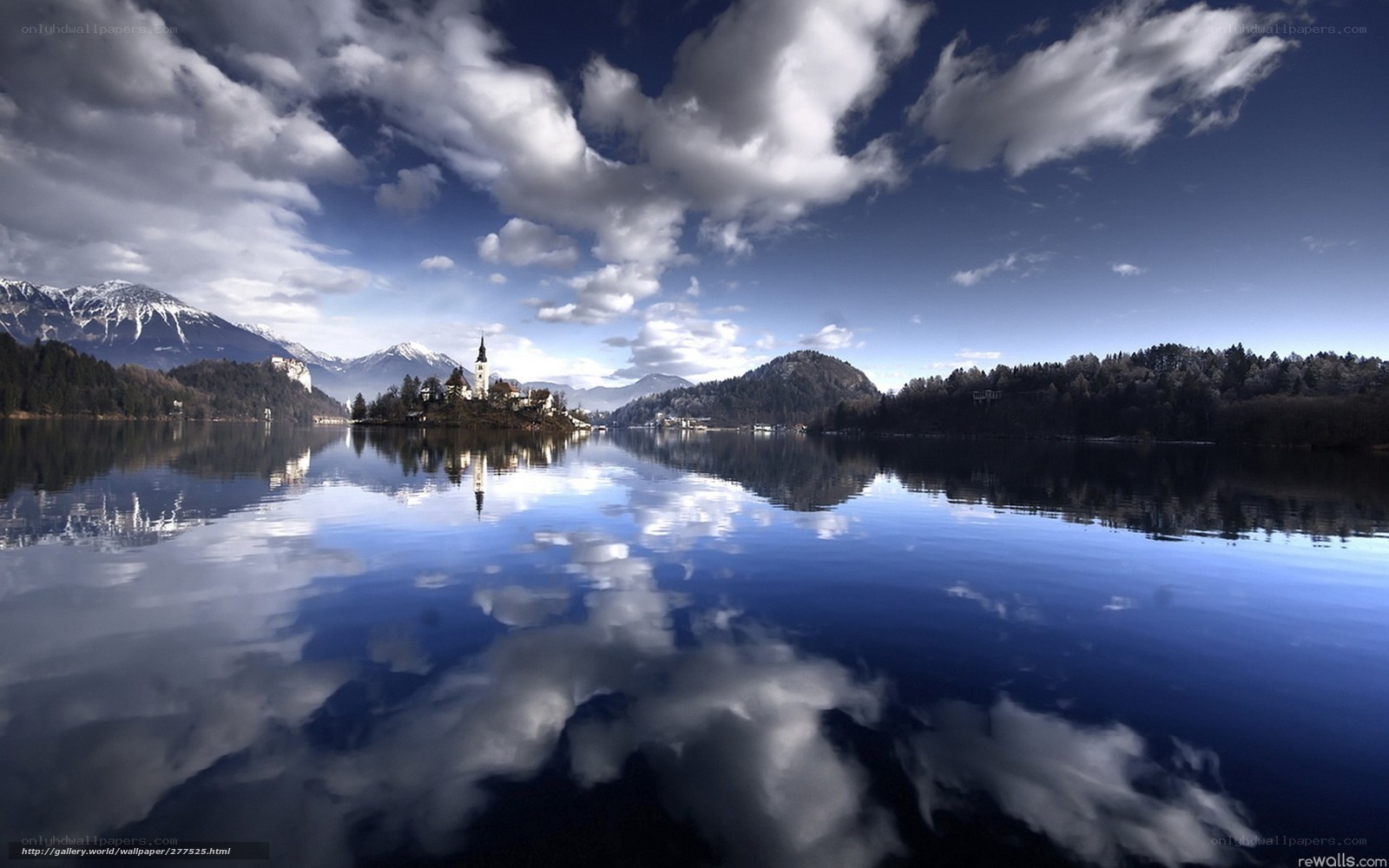 Lake Bled with Church Reflection