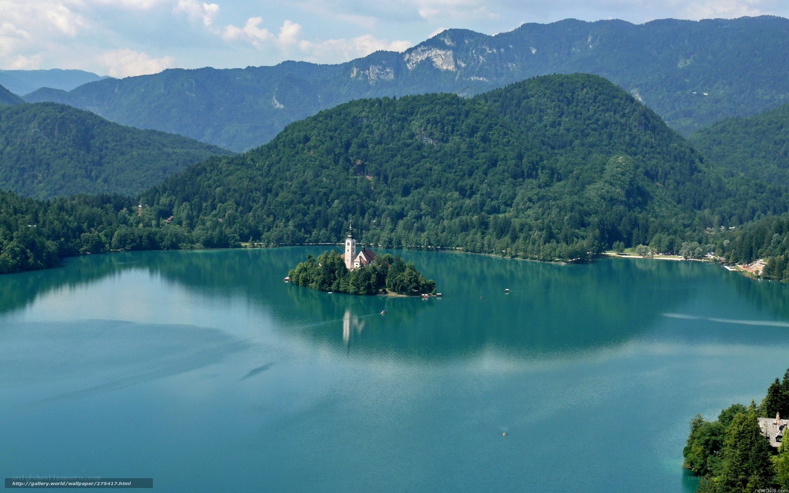 Lake Bled with island church