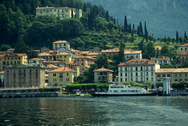 Lake Como town view