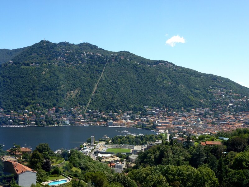 Lake Como town view