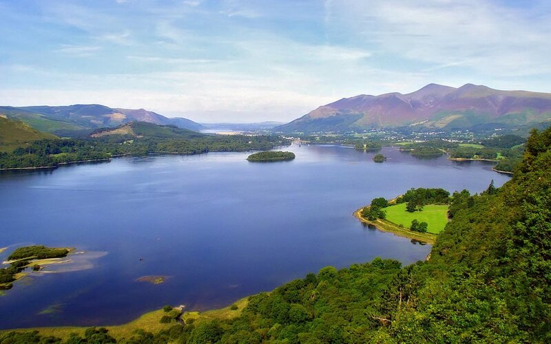 Lake District landscape view