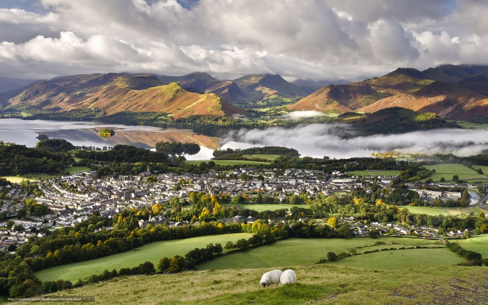 Lake District village view