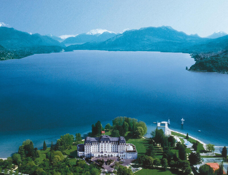 Lake Geneva hotel view