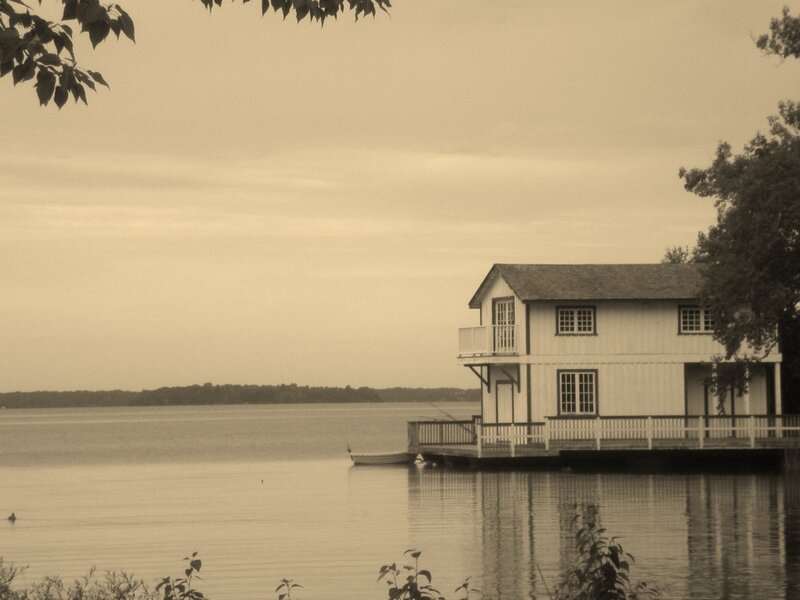 Lake House on Dock