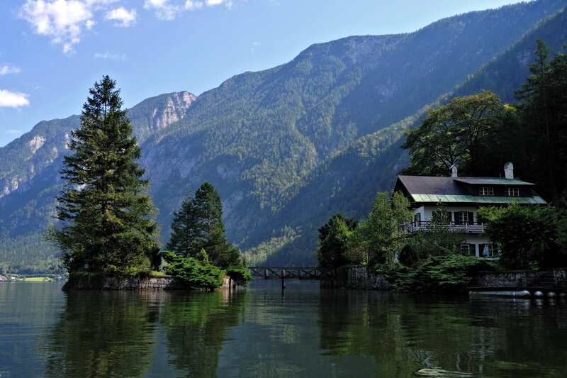 Lake House on Island