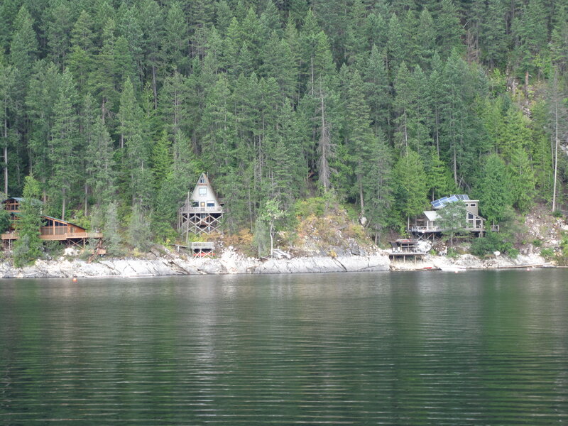 Lake Houses in Forest
