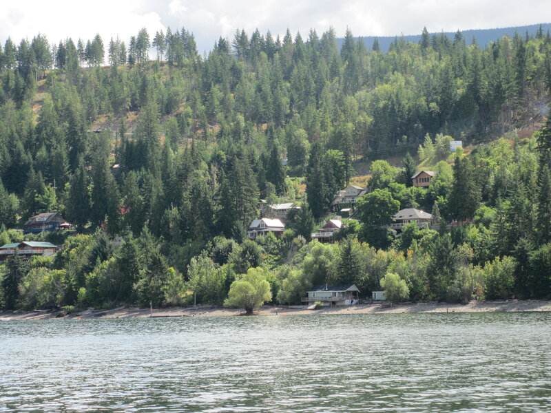 Lake Houses on Hillside