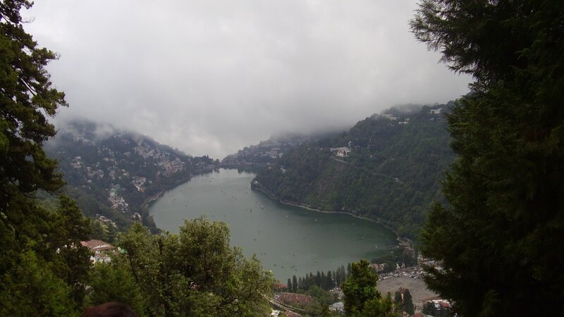 Lake in a mountain valley
