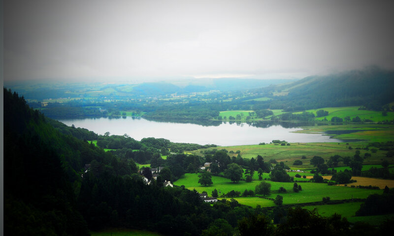 Lake in Green Valley — Overcast