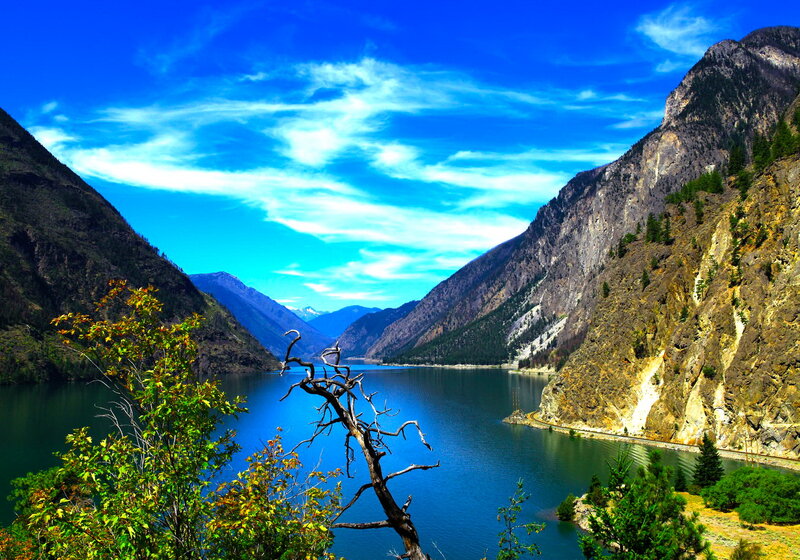 Lake in Mountain Canyon