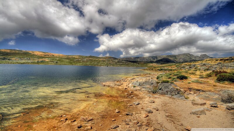 Lake in Mountain Landscape