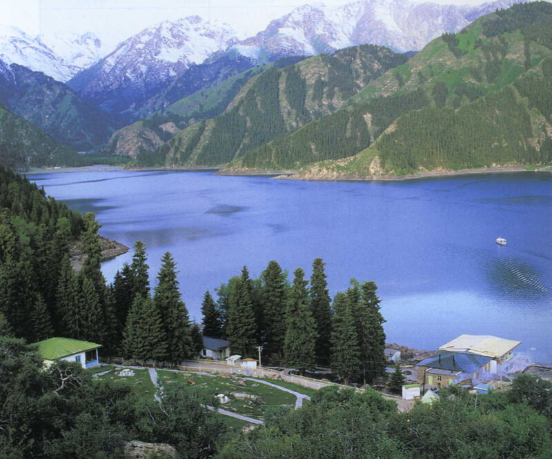 Lake in Mountain Valley — Blue, Serene, Afternoon, Photograph