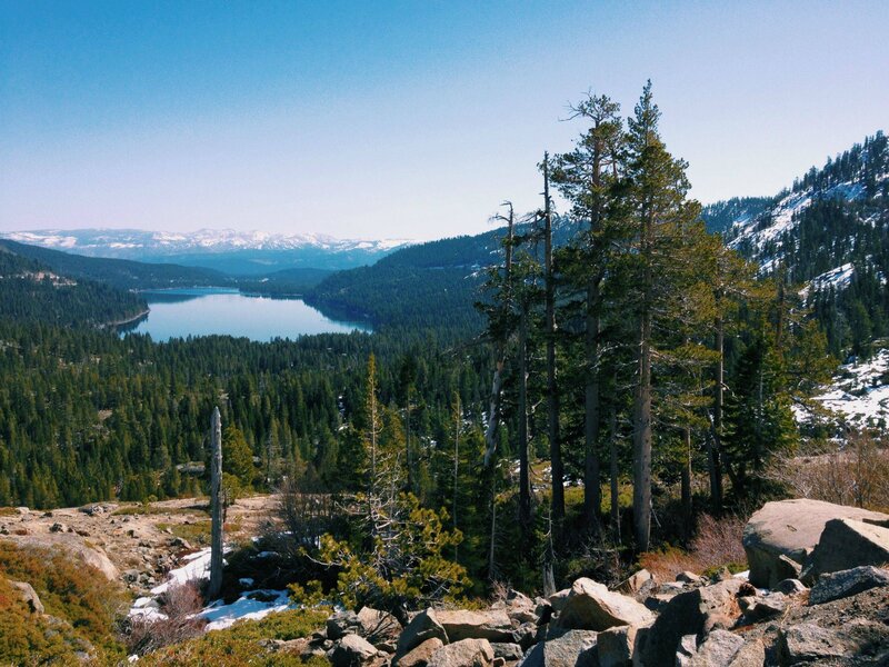 Lake in Mountain Valley — Blue, Serene, Spring