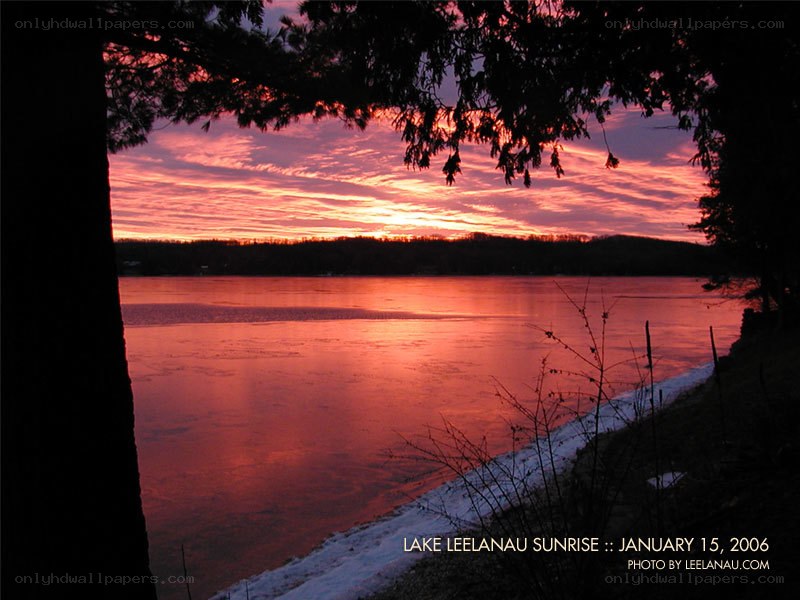 Lake Leelanau sunrise
