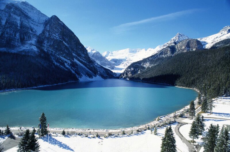 Lake Louise in winter