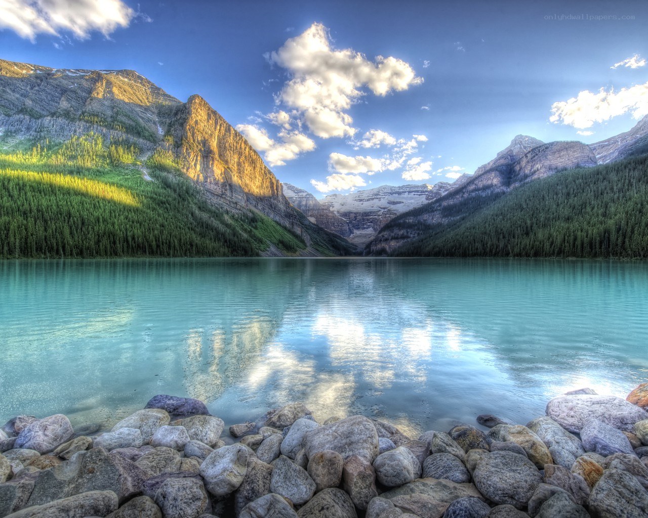 Lake Louise with mountain reflections