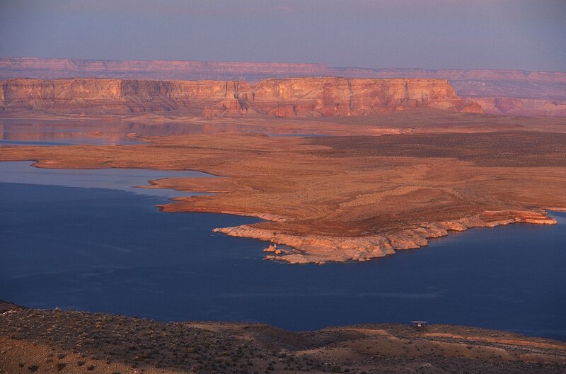 Lake Powell at sunset