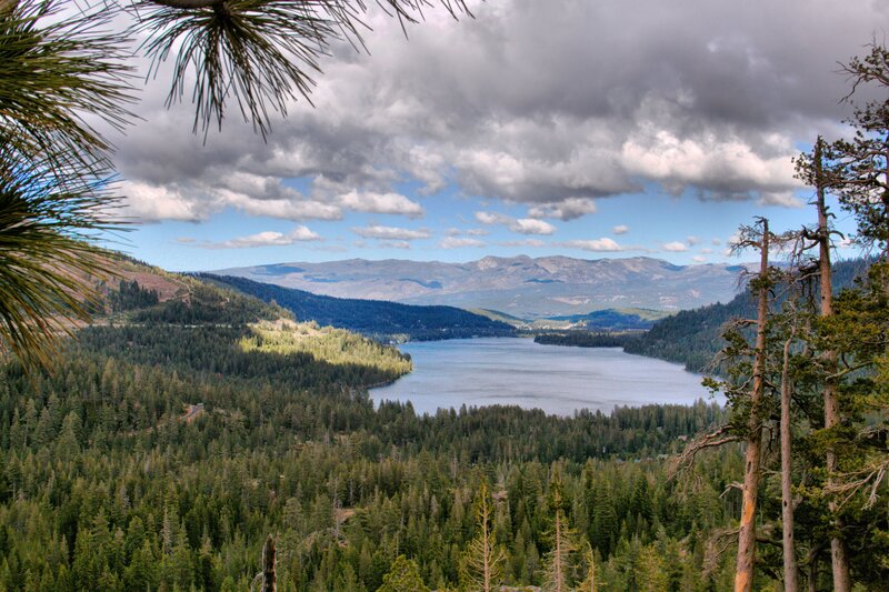Lake Surrounded by Forest — Green, Serene, Afternoon, Photograph, Mountains
