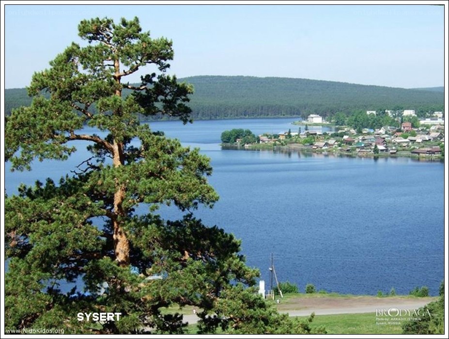 Lake SyserT and village view