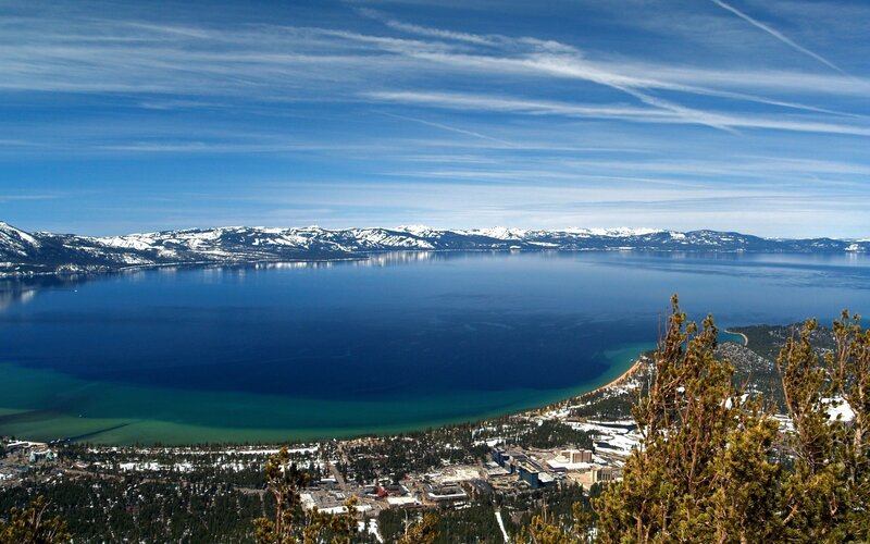 Lake Tahoe Landscape — Blue