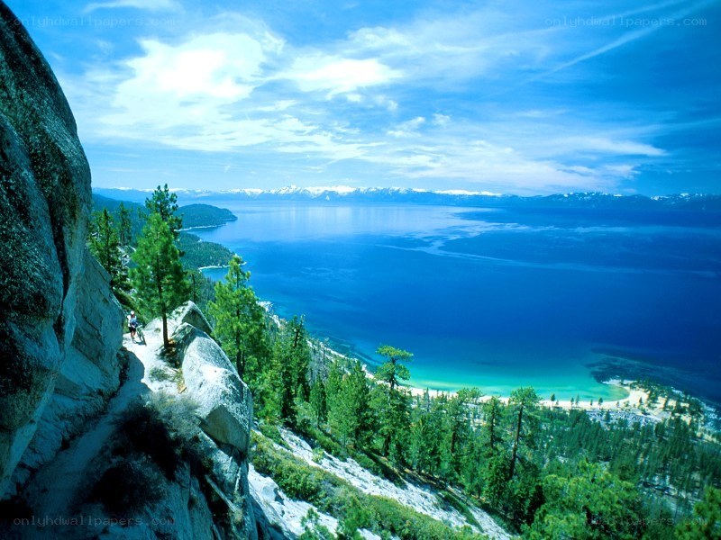 Lake Tahoe scenic overlook