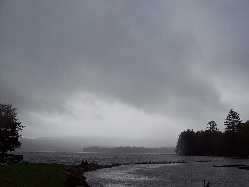 Lake under Stormy Sky