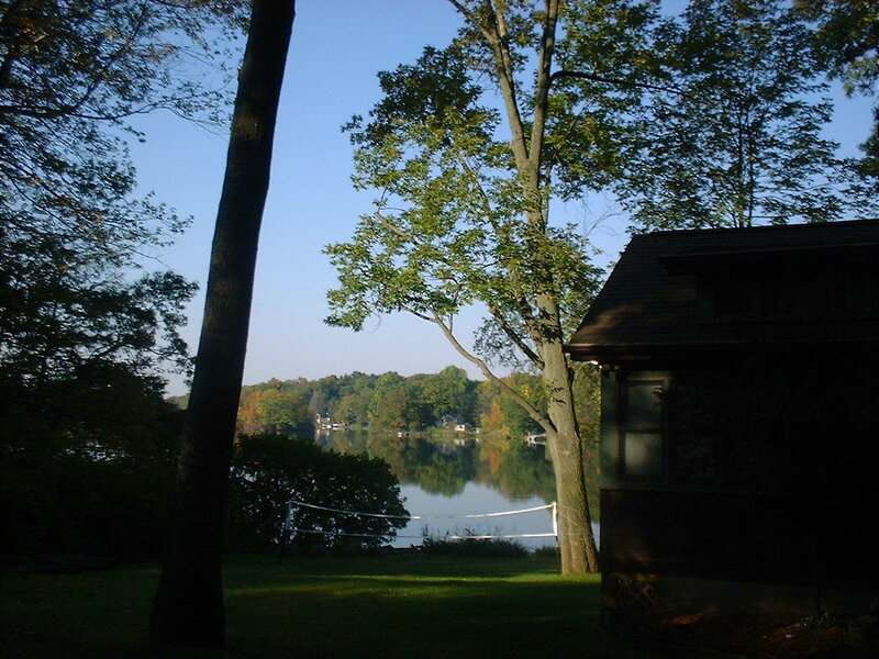 Lake View from Backyard