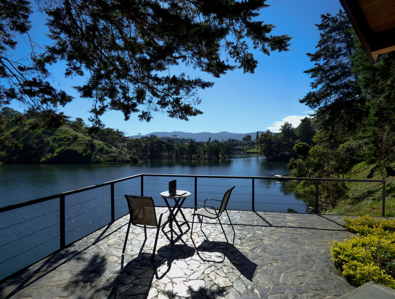 Lake View Patio — Blue