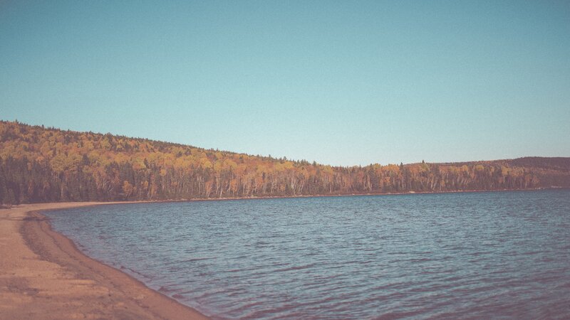 Lake with Autumn Forest