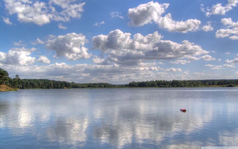 Lake with Buoy