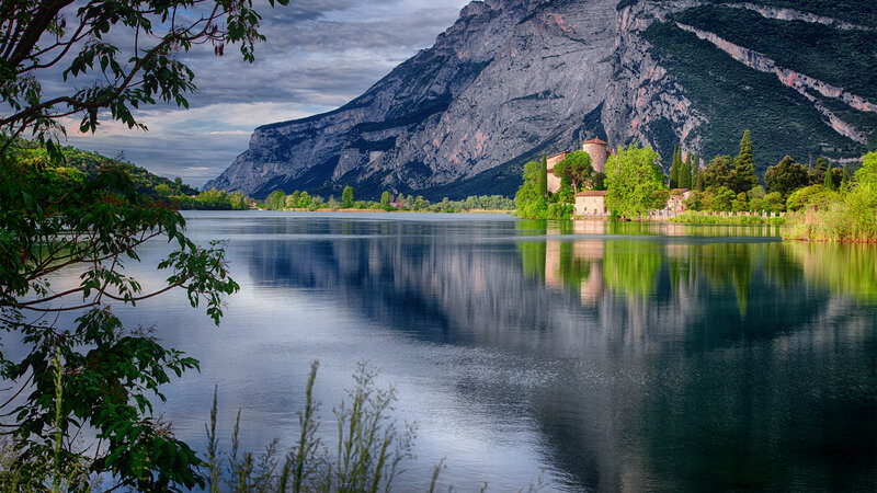 Lake with Castle