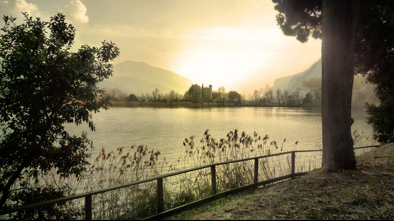 Lake with Castle View