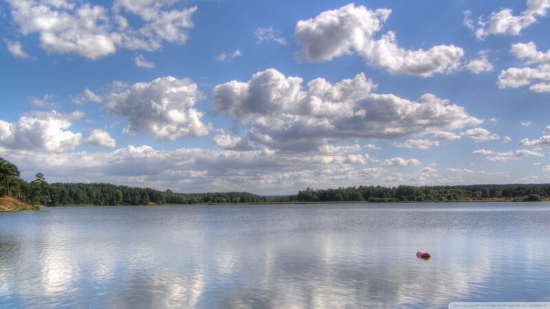 Lake with Clouds