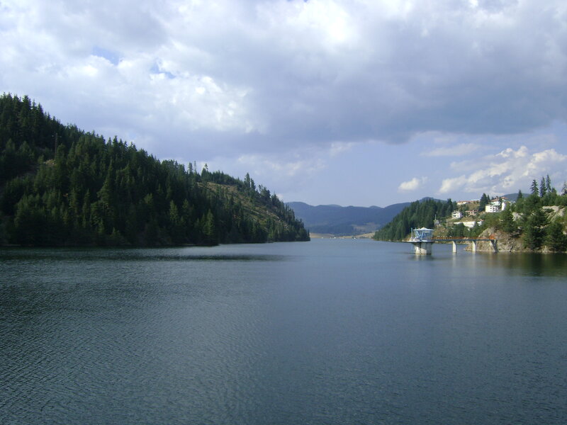 Lake with Dam Structure
