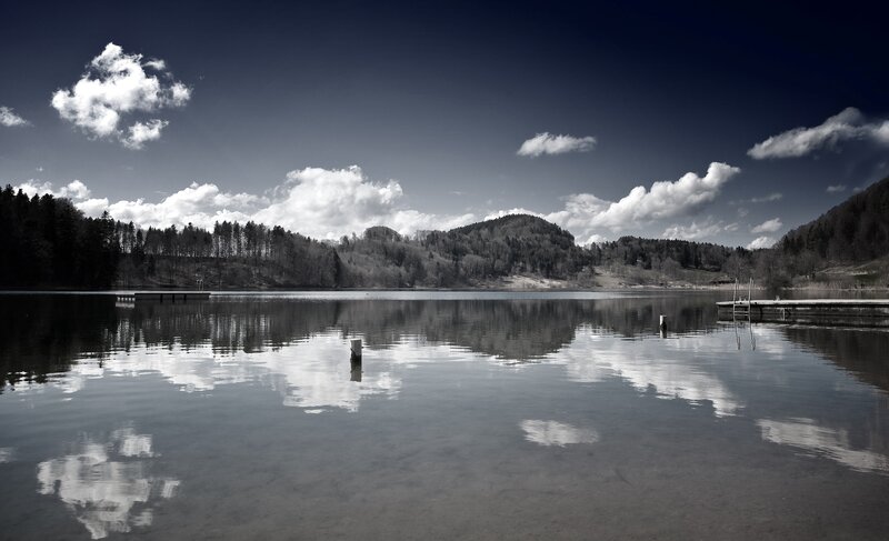 Lake with Docks