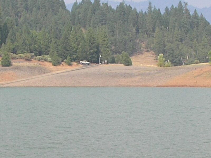 Lake with forested shore