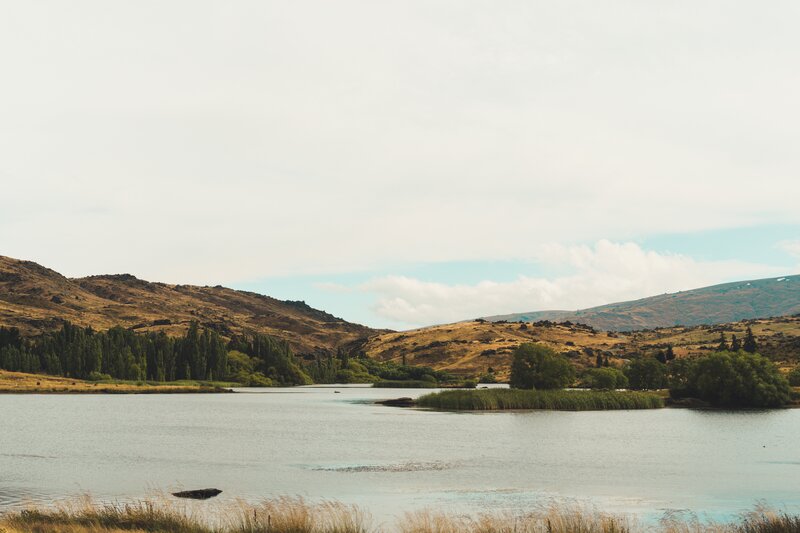 Lake with Hills