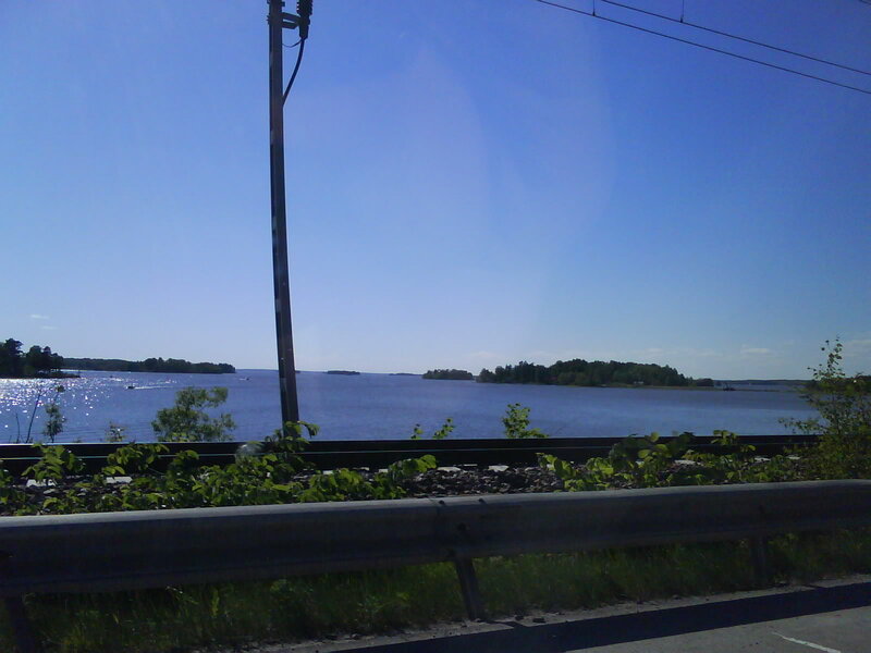 Lake with Islands — Blue