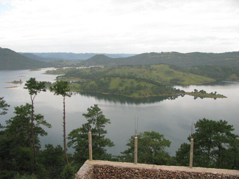 Lake with Islands — Green