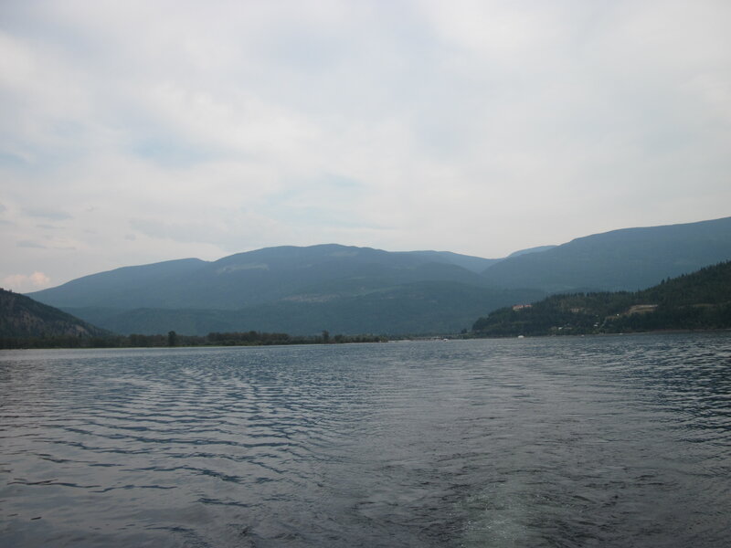 Lake with Mountains — Blue, Calm, Afternoon