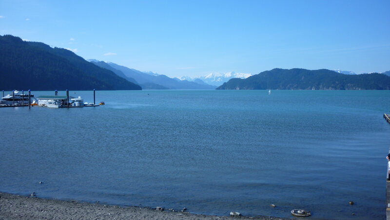 Lake with Mountains — Blue, Serene, Afternoon, Photograph, Boats