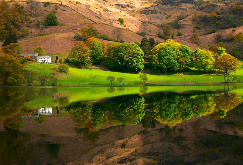 Lake with Reflection