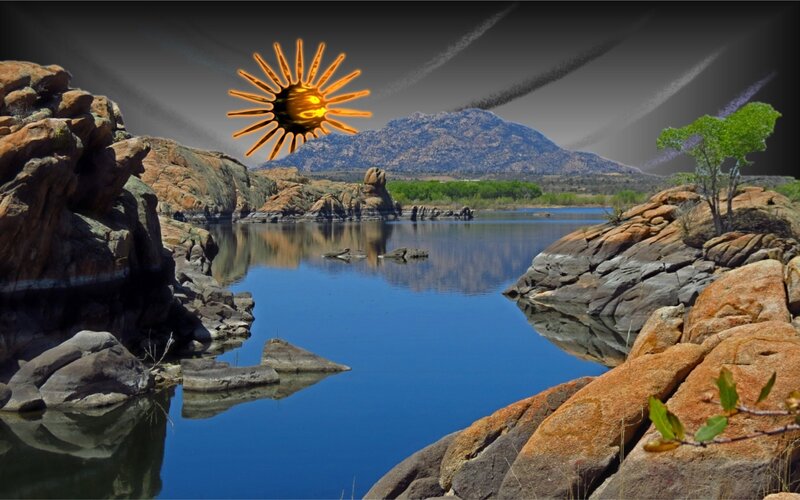 Lake with Rocky Shores