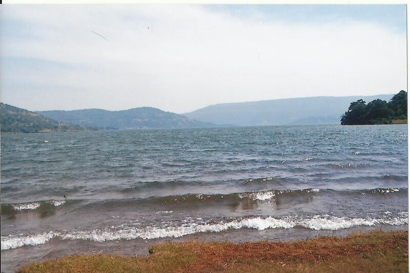 Lake with Rolling Waves