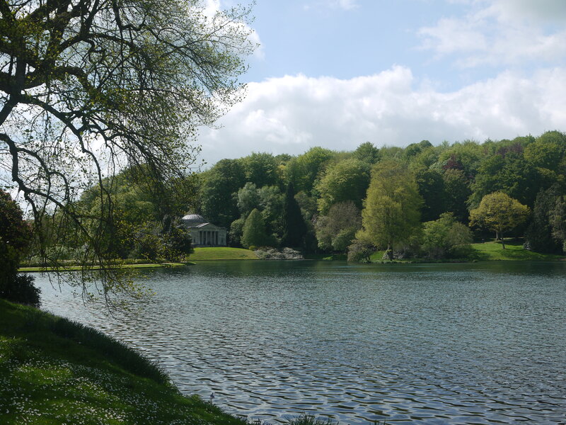 Lake with Temple