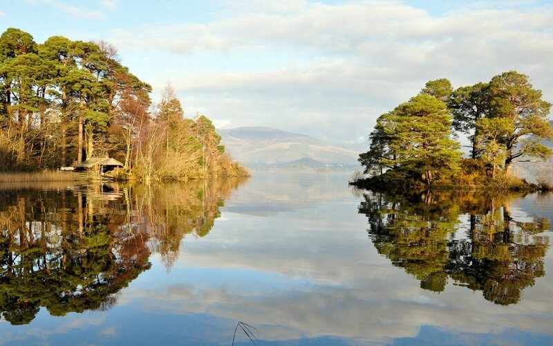 Lake with Tree Islands