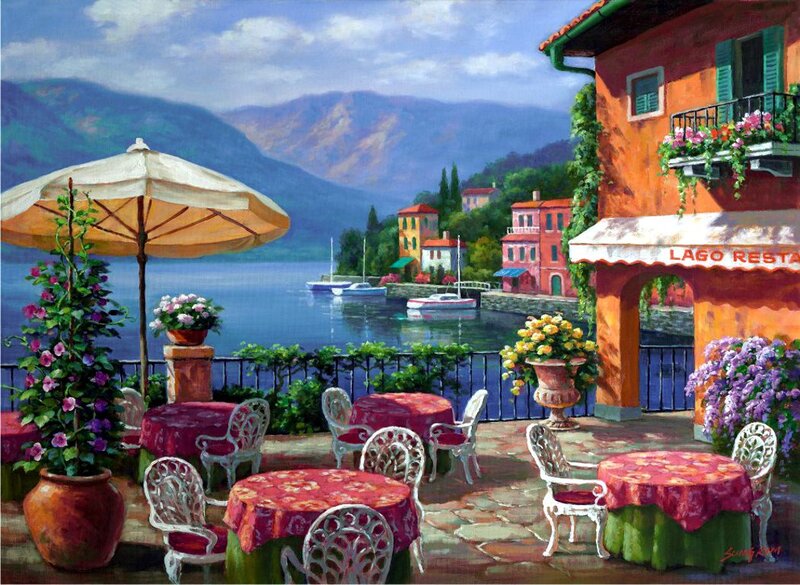 Lakefront Restaurant Patio