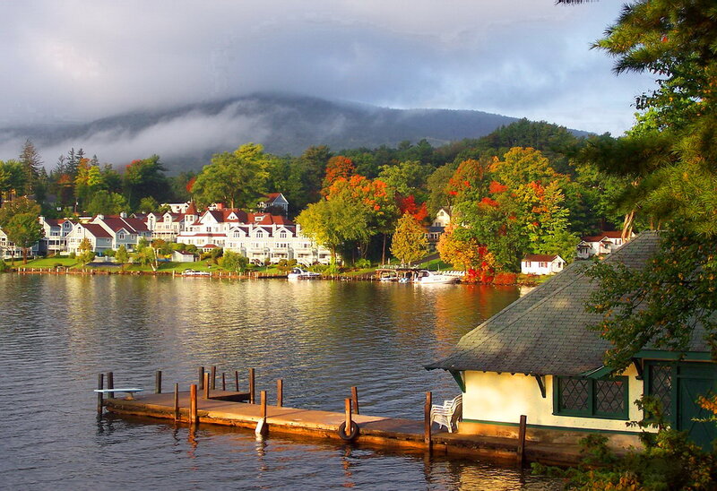 Lakefront Village at Sunrise