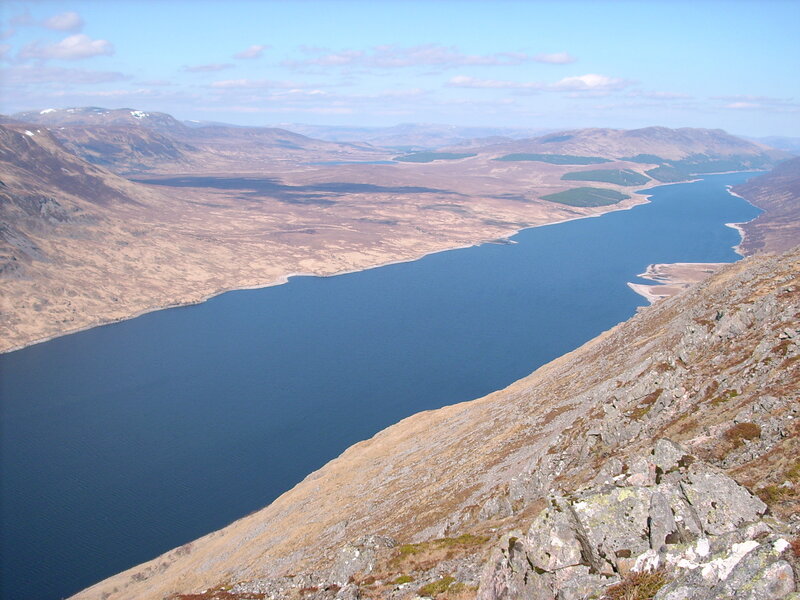 Lakeside mountain landscape